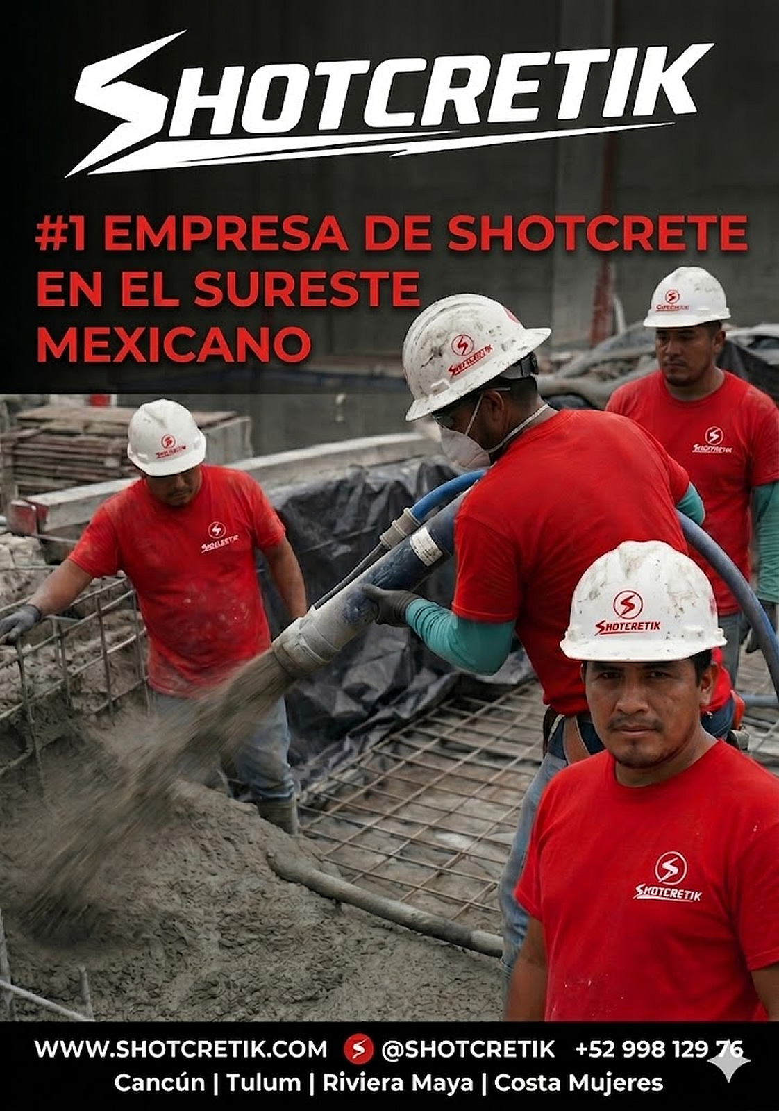 Equipo SHOTCRETIK en obra